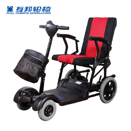 四轮电动轮椅老年休闲车上海互邦电动轮椅